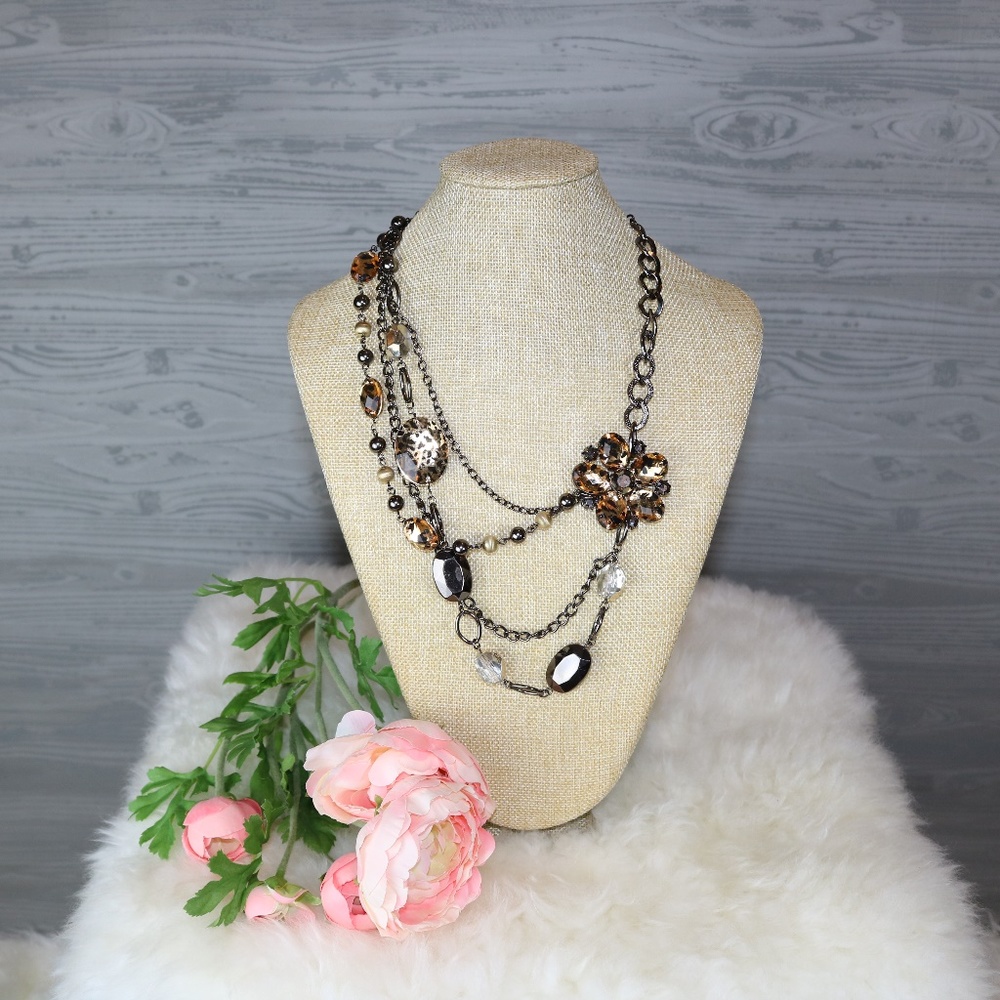 NY&Co. Animal Print Necklace